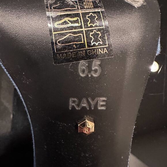 RAYE Hearts Heel in Blue | SLIGHTLY USED - Picture 5 of 6